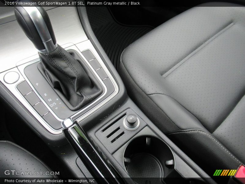 Platinum Gray metallic / Black 2016 Volkswagen Golf SportWagen 1.8T SEL