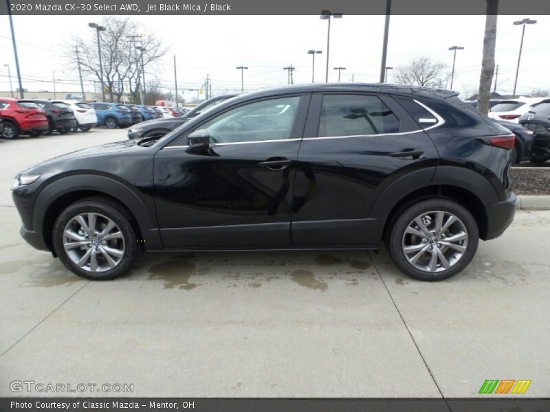Jet Black Mica / Black 2020 Mazda CX-30 Select AWD