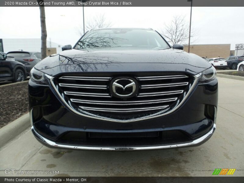 Deep Crystal Blue Mica / Black 2020 Mazda CX-9 Grand Touring AWD