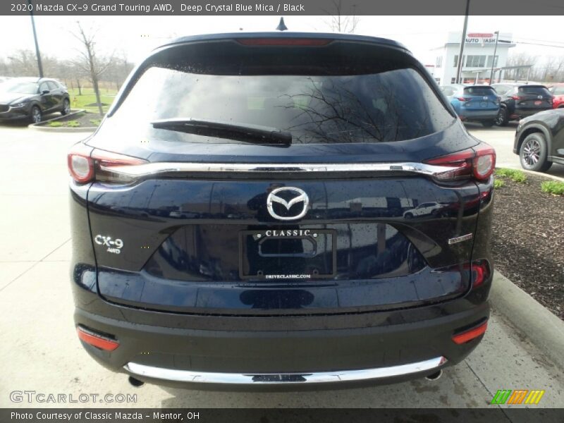 Deep Crystal Blue Mica / Black 2020 Mazda CX-9 Grand Touring AWD