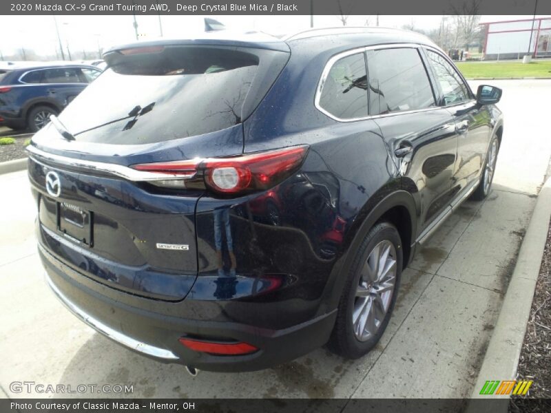 Deep Crystal Blue Mica / Black 2020 Mazda CX-9 Grand Touring AWD