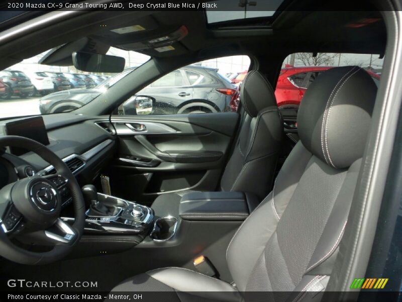 Deep Crystal Blue Mica / Black 2020 Mazda CX-9 Grand Touring AWD