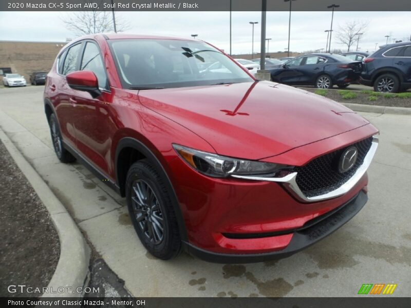 Soul Red Crystal Metallic / Black 2020 Mazda CX-5 Sport AWD
