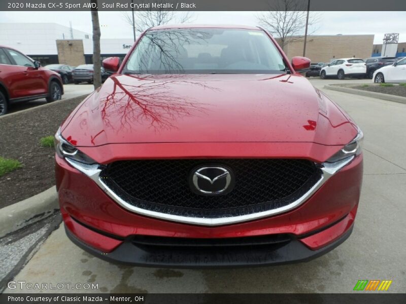 Soul Red Crystal Metallic / Black 2020 Mazda CX-5 Sport AWD