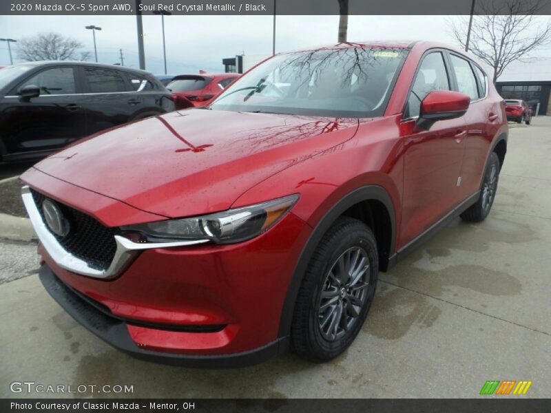 Soul Red Crystal Metallic / Black 2020 Mazda CX-5 Sport AWD