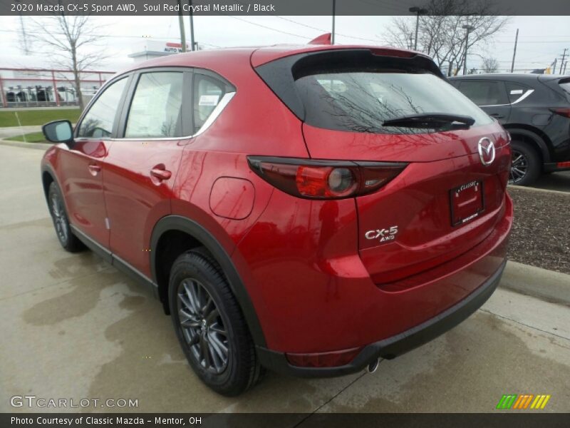 Soul Red Crystal Metallic / Black 2020 Mazda CX-5 Sport AWD