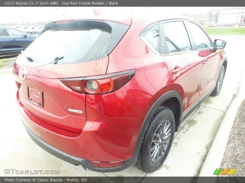 Soul Red Crystal Metallic / Black 2020 Mazda CX-5 Sport AWD