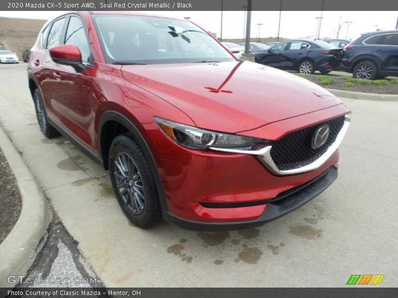 Soul Red Crystal Metallic / Black 2020 Mazda CX-5 Sport AWD