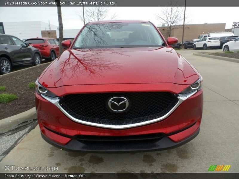 Soul Red Crystal Metallic / Black 2020 Mazda CX-5 Sport AWD