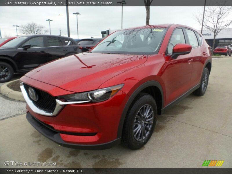 Soul Red Crystal Metallic / Black 2020 Mazda CX-5 Sport AWD