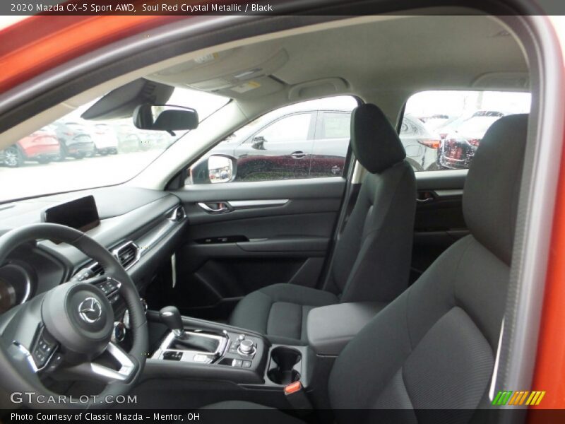 Soul Red Crystal Metallic / Black 2020 Mazda CX-5 Sport AWD