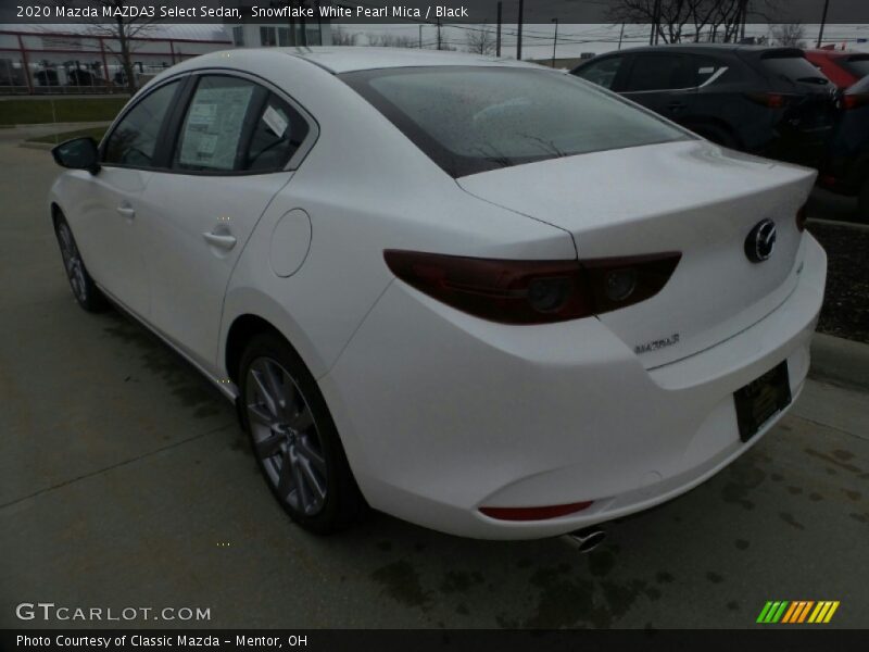 Snowflake White Pearl Mica / Black 2020 Mazda MAZDA3 Select Sedan