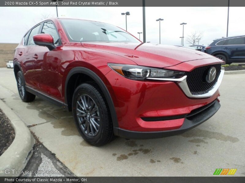 Soul Red Crystal Metallic / Black 2020 Mazda CX-5 Sport AWD