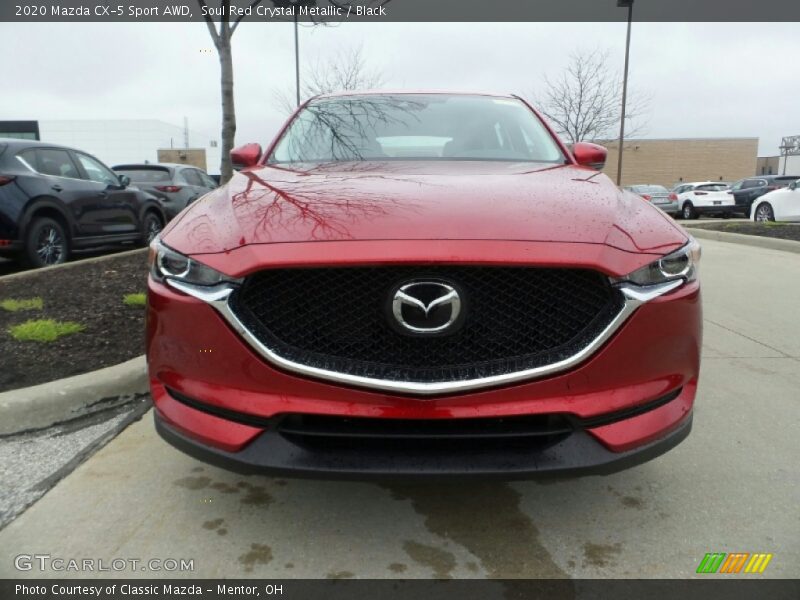 Soul Red Crystal Metallic / Black 2020 Mazda CX-5 Sport AWD