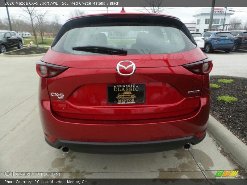 Soul Red Crystal Metallic / Black 2020 Mazda CX-5 Sport AWD