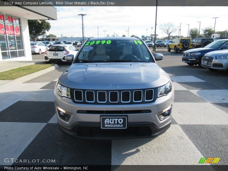 Billet Silver Metallic / Black/Ski Gray 2019 Jeep Compass Latitude