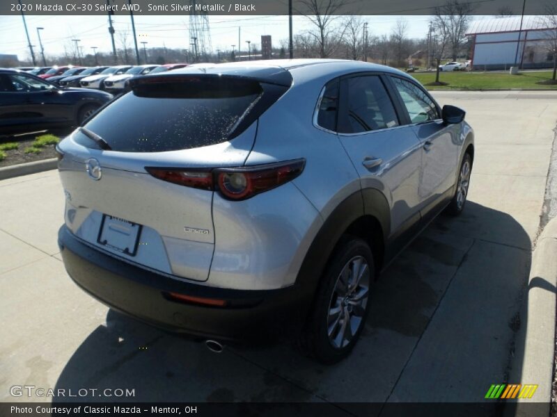 Sonic Silver Metallic / Black 2020 Mazda CX-30 Select AWD