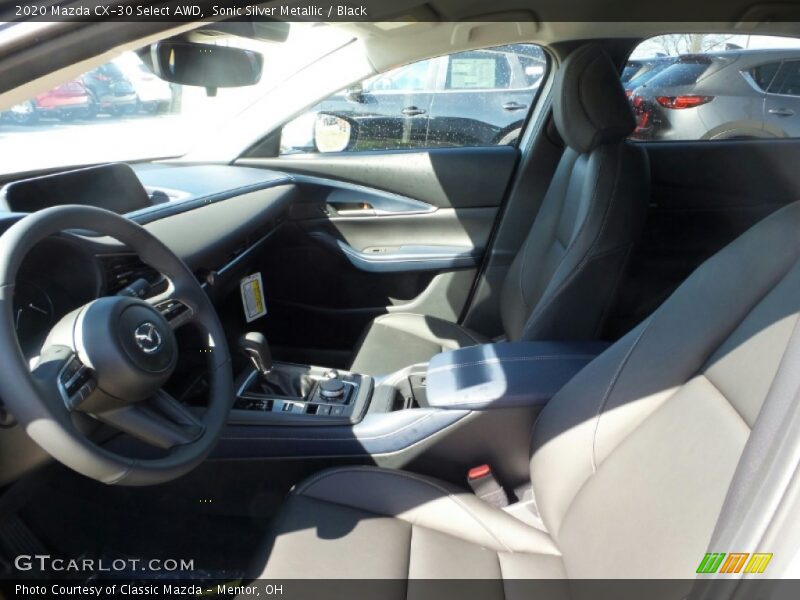 Sonic Silver Metallic / Black 2020 Mazda CX-30 Select AWD