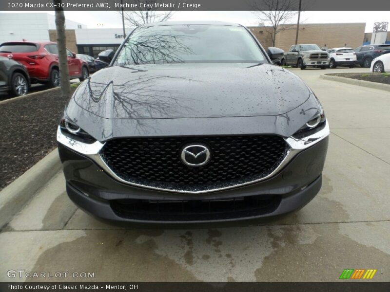 Machine Gray Metallic / Greige 2020 Mazda CX-30 Preferred AWD