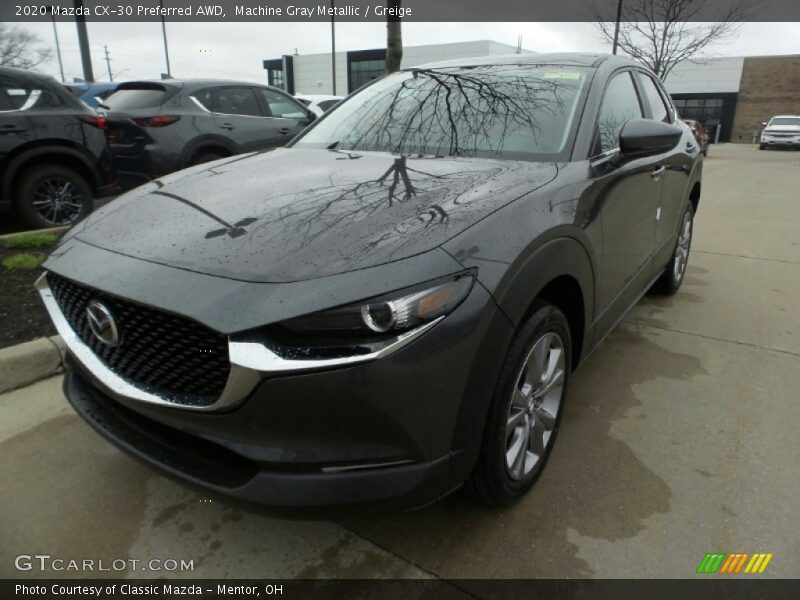Machine Gray Metallic / Greige 2020 Mazda CX-30 Preferred AWD