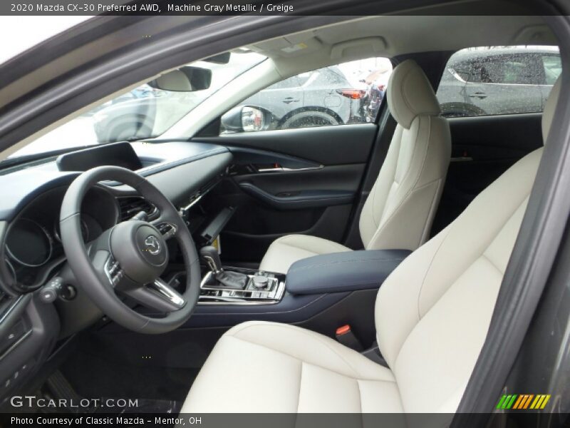 Machine Gray Metallic / Greige 2020 Mazda CX-30 Preferred AWD
