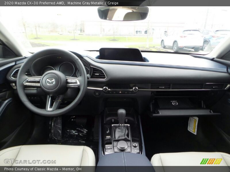 Machine Gray Metallic / Greige 2020 Mazda CX-30 Preferred AWD