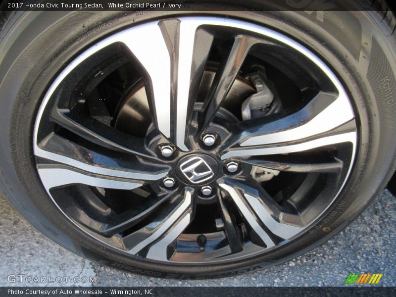 White Orchid Pearl / Ivory 2017 Honda Civic Touring Sedan