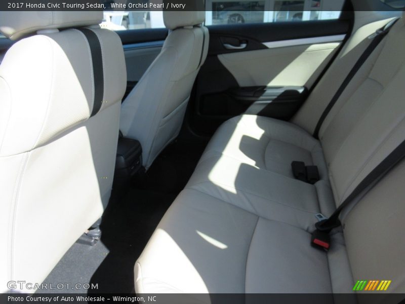 White Orchid Pearl / Ivory 2017 Honda Civic Touring Sedan