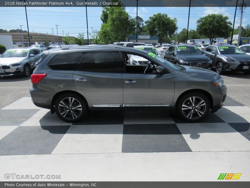 Gun Metallic / Charcoal 2018 Nissan Pathfinder Platinum 4x4