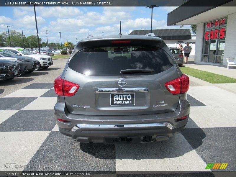 Gun Metallic / Charcoal 2018 Nissan Pathfinder Platinum 4x4