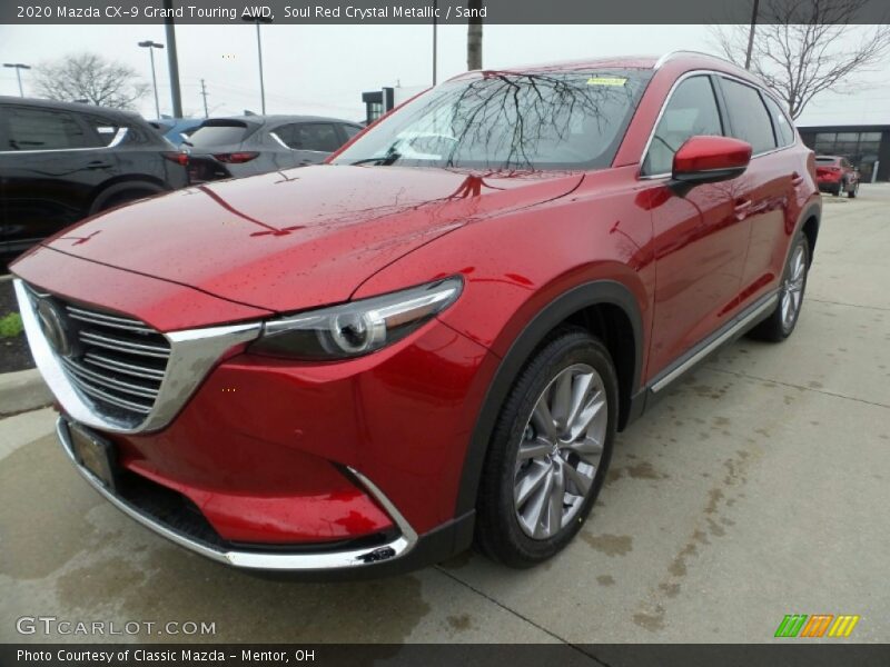 Soul Red Crystal Metallic / Sand 2020 Mazda CX-9 Grand Touring AWD