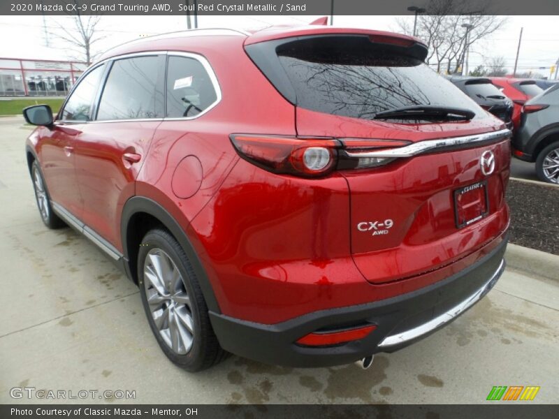 Soul Red Crystal Metallic / Sand 2020 Mazda CX-9 Grand Touring AWD