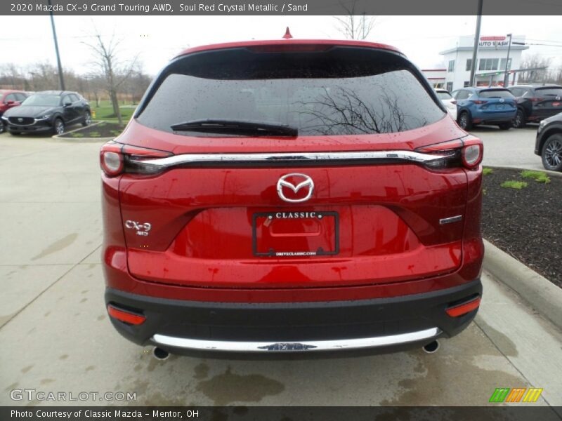 Soul Red Crystal Metallic / Sand 2020 Mazda CX-9 Grand Touring AWD