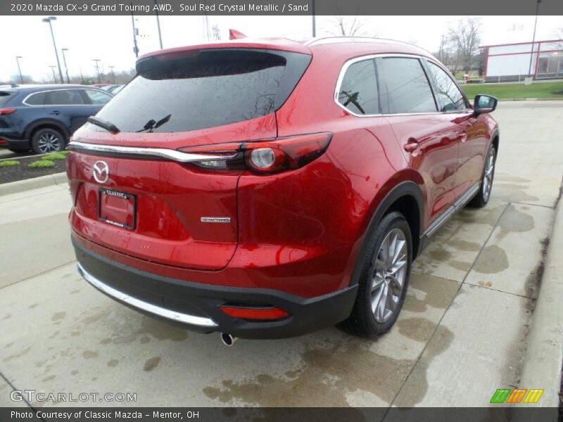 Soul Red Crystal Metallic / Sand 2020 Mazda CX-9 Grand Touring AWD