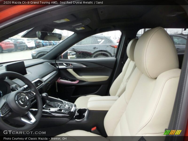 Soul Red Crystal Metallic / Sand 2020 Mazda CX-9 Grand Touring AWD