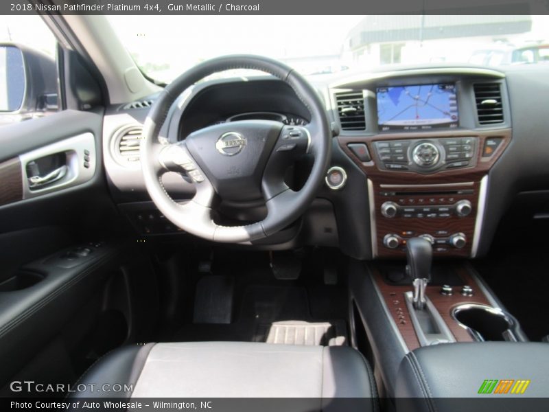 Gun Metallic / Charcoal 2018 Nissan Pathfinder Platinum 4x4