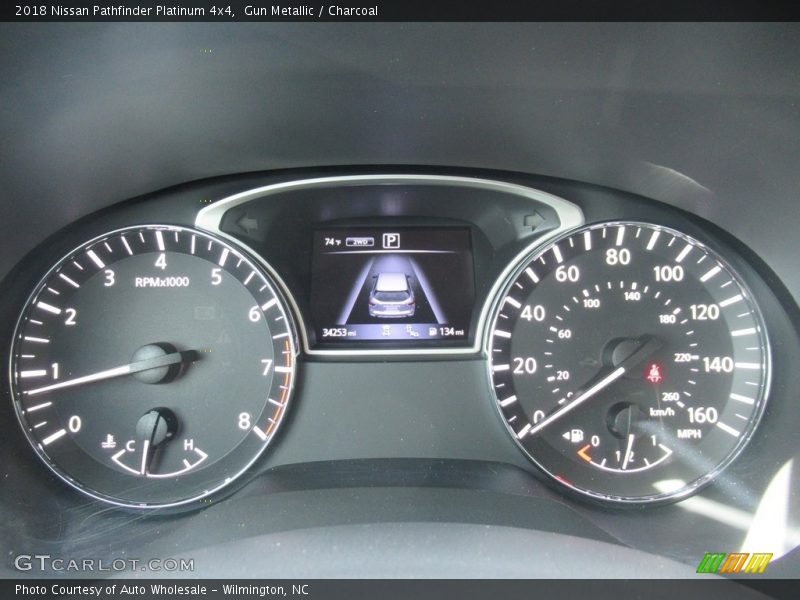Gun Metallic / Charcoal 2018 Nissan Pathfinder Platinum 4x4