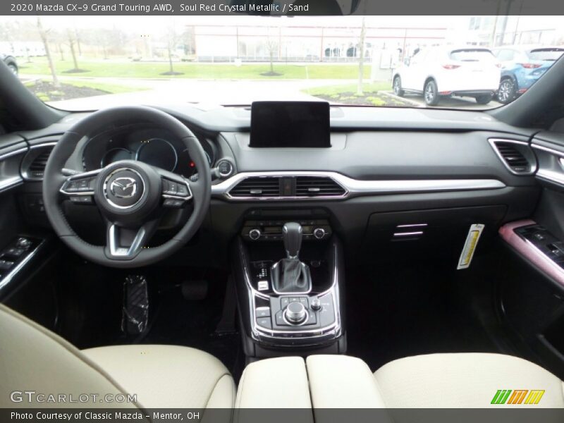 Soul Red Crystal Metallic / Sand 2020 Mazda CX-9 Grand Touring AWD