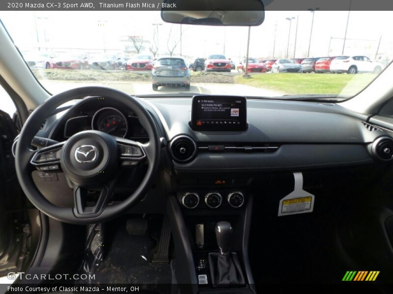 Titanium Flash Mica / Black 2020 Mazda CX-3 Sport AWD