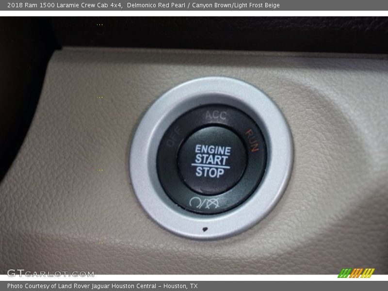 Delmonico Red Pearl / Canyon Brown/Light Frost Beige 2018 Ram 1500 Laramie Crew Cab 4x4