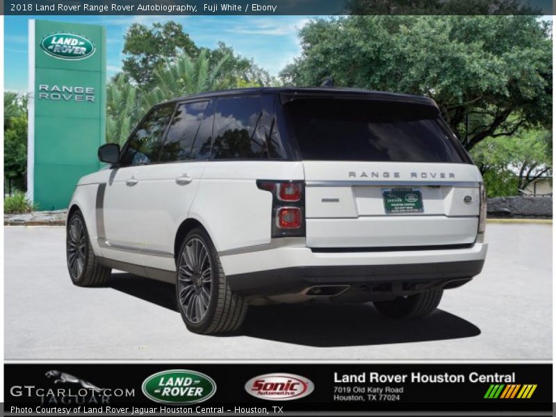 Fuji White / Ebony 2018 Land Rover Range Rover Autobiography