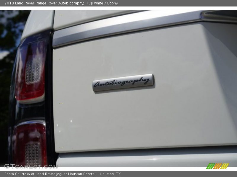 Fuji White / Ebony 2018 Land Rover Range Rover Autobiography