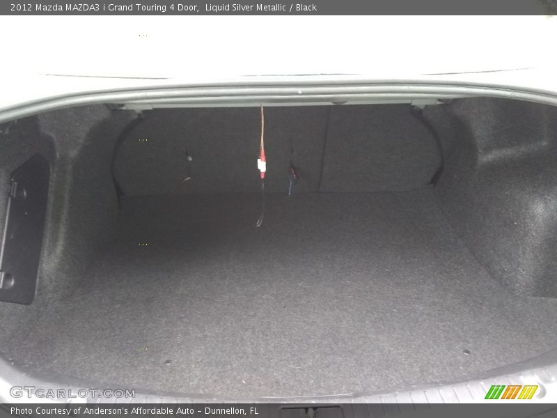 Liquid Silver Metallic / Black 2012 Mazda MAZDA3 i Grand Touring 4 Door