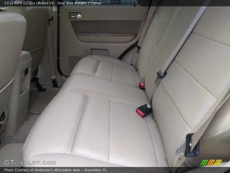 Steel Blue Metallic / Camel 2012 Ford Escape Limited V6
