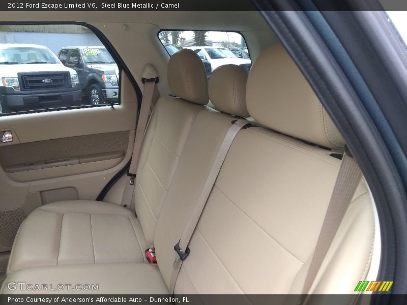 Steel Blue Metallic / Camel 2012 Ford Escape Limited V6