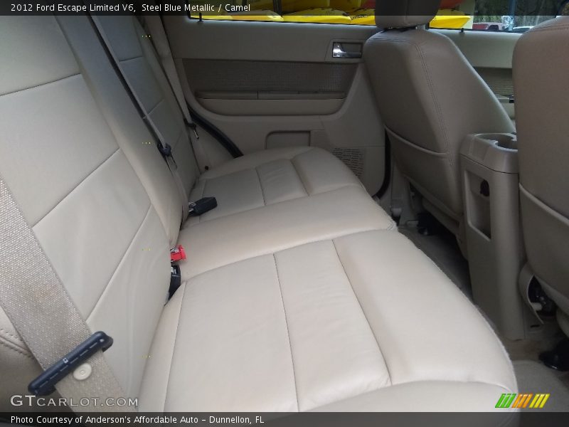Steel Blue Metallic / Camel 2012 Ford Escape Limited V6