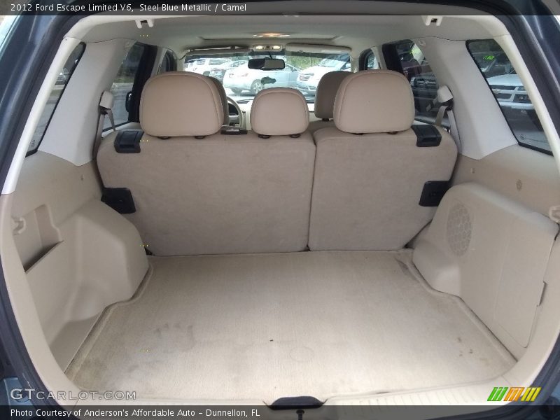 Steel Blue Metallic / Camel 2012 Ford Escape Limited V6