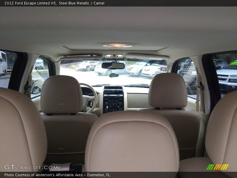 Steel Blue Metallic / Camel 2012 Ford Escape Limited V6