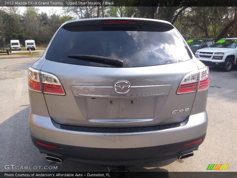 Liquid Silver Meatllic / Black 2012 Mazda CX-9 Grand Touring