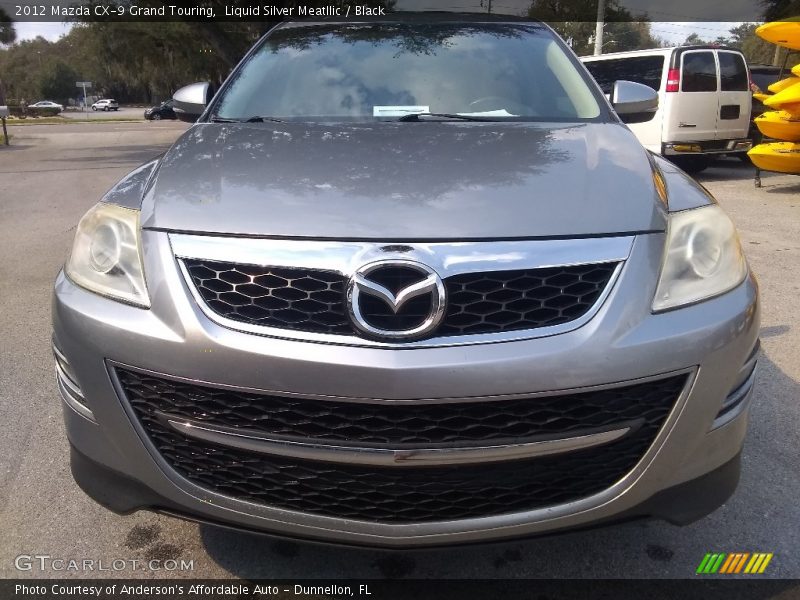 Liquid Silver Meatllic / Black 2012 Mazda CX-9 Grand Touring